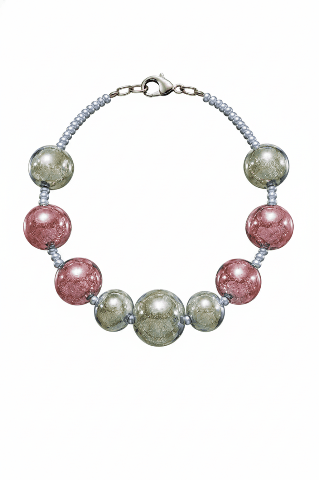Bracciale Polvere d'Oro Rosa