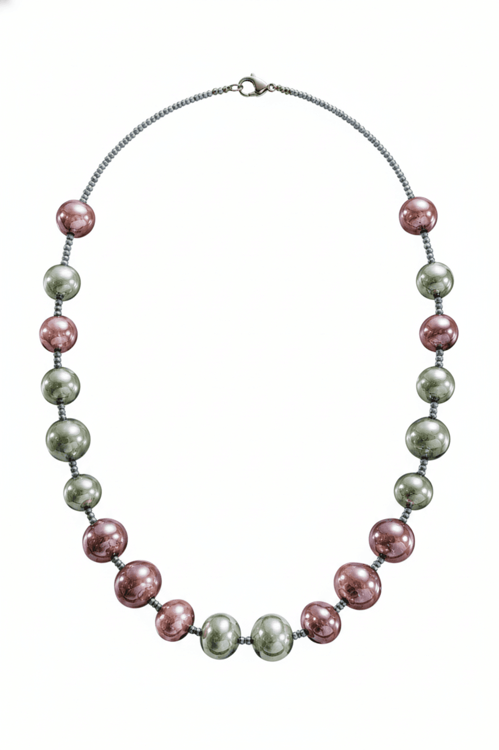 Collana Perla Rosa Antico